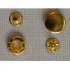 Кнопка металлическая 15мм Турция золото (720 штук)