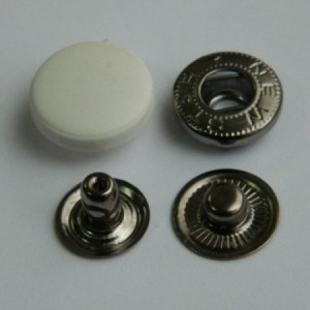 Кнопка пластиковая 17 мм турецкая белая (720 штук)