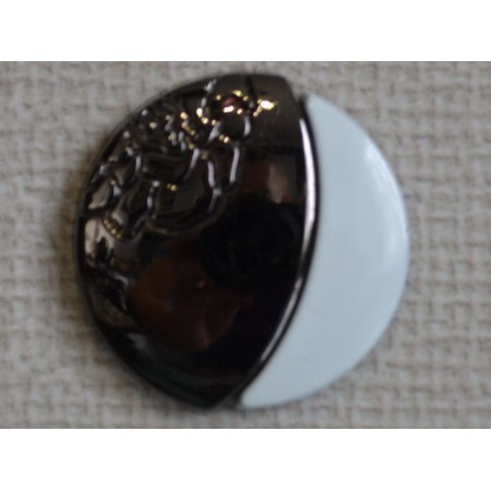 Кнопка декоративная 25 мм №3 блек никель (1000 штук)
