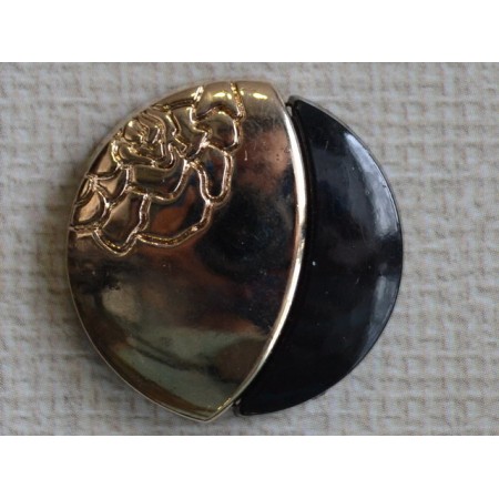 Кнопка декоративная 25 мм №4 золото (1000 штук)