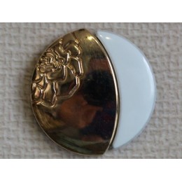 Кнопка декоративная 25 мм №7 золото (1000 штук)