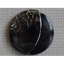 Кнопка декоративная 25 мм №22 блек никель (1000 штук)