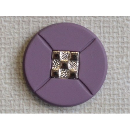 Кнопка декоративная 25 мм №23  никель (1000 штук)