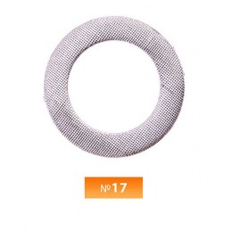 Кольцо пластиковое №17 никель 3 см (250 штук)