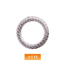 Кольцо пластиковое №115 блек никель 3 см (250 штук)