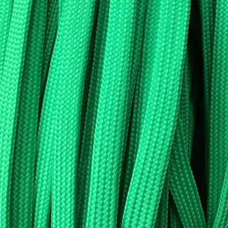 Шнур плоский чехол ПЭ40 10мм зеленый (100 метров)