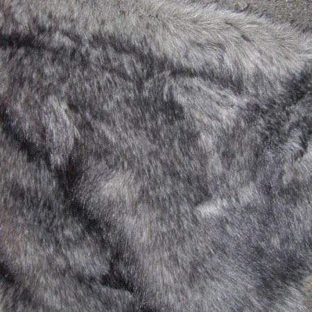 Искусственный мех Кролик темно-серый (метр )