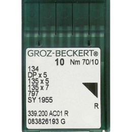 Иглы Groz-Beckert с толстой колбой DPx5 (100 штук)