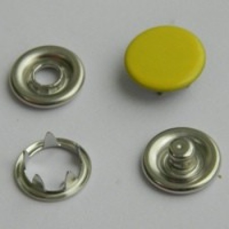 Кнопка трикотажная беби закрытая 9,5 мм турция желтый 110 (1440 штук)