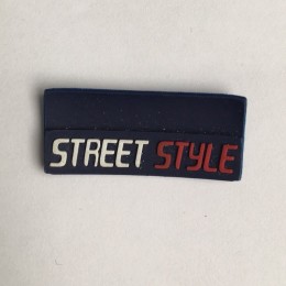 Этикетка силиконовая (изготовление) Street Style 3см х 1,5см (Штука)