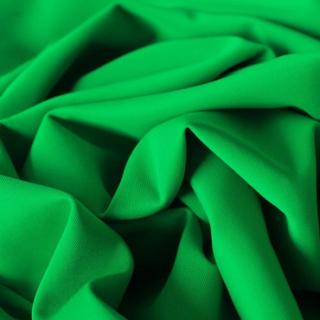 Ткань трикотаж дайвинг однотонный зеленый (метр )