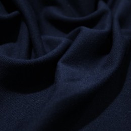 Ткань трикотаж джерси темно-синий (метр )