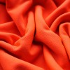 Ткань трикотаж креп оранжевый неон (метр )