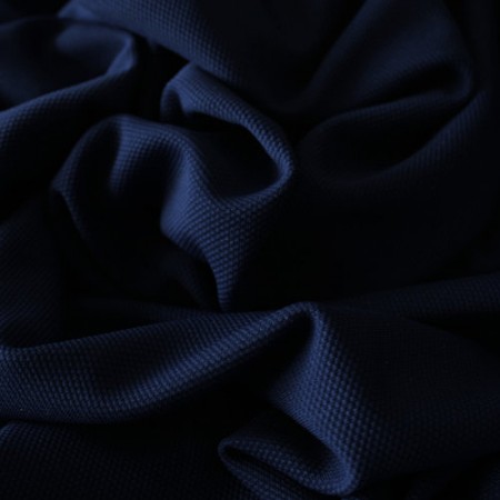 Ткань трикотаж кукуруза темно синий (метр )