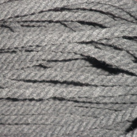 Шнур канат 8мм акриловый серый (50 метров)
