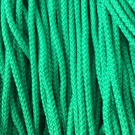 Шнур круглый 4мм зеленый (200 метров)