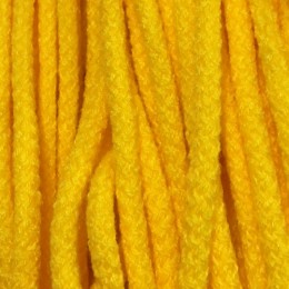 Шнур круглый 6мм акриловый желтый (100 метров)