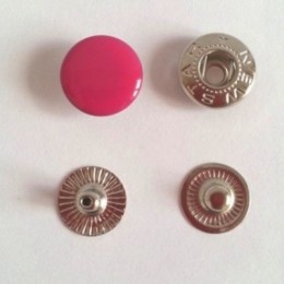 Кнопка металлическая 12,5 мм эмаль малина №146 (720 штук)