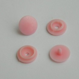 Кнопка пластиковая 4 части 10 мм розовый 133 (1000 штук)