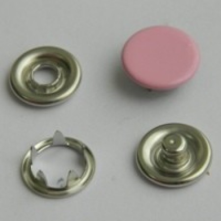 Кнопка трикотажная беби закрытая 9,5 мм турция розовый 134 (1440 штук)