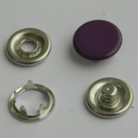 Кнопка трикотажная беби закрытая 9,5 мм турция фиолетовый 175 (1440 штук)