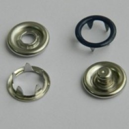 Кнопка трикотажная беби кольцо 9,5 мм турция синий 569 (1440 штук)