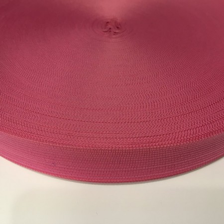 Тесьма окантовочная 23мм розовый темный (100 метров)