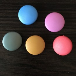 Кнопка под покраску 20 мм цветная (1000 штук)