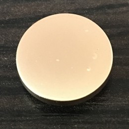 Кнопка металлическая плоская нержавейка 15мм золото матовая (1000 штук)