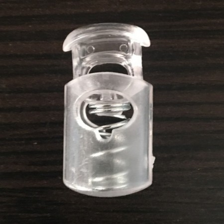 Фиксатор пластик сопилка на 1 отверстие К13 прозрачный (1000 штук)