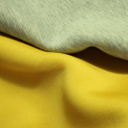 Ткань трикотаж неопрен желтый меланж (метр )