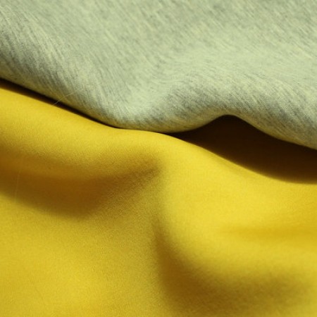 Ткань трикотаж неопрен желтый меланж (метр )