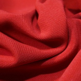 Ткань трикотаж оттоман красный (метр )