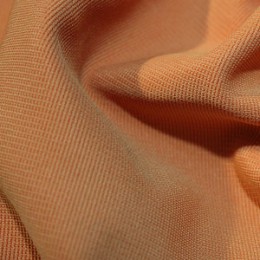 Ткань трикотаж оттоман светло-оранженый (метр )
