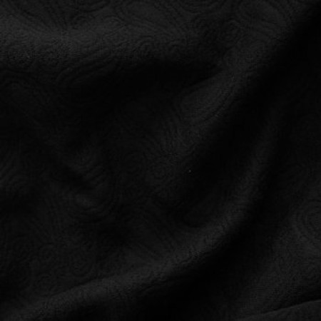Ткань трикотаж стеганный огурцы черный (метр )