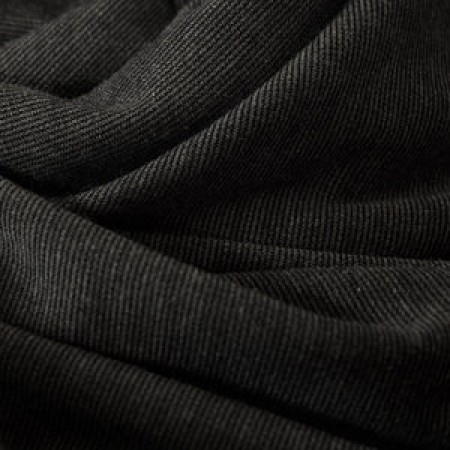 Ткань трикотаж французский темно-серый меланж (метр )