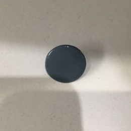 Кнопка металлическая 15 мм эмаль синий светлый (720 штук)