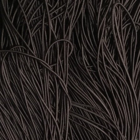 Резинка шнур производство 2,5см коричневый темный (50 метров)