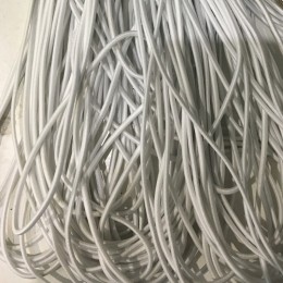 Резинка шнур производство 2,5см белый (50 метров)