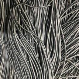 Резинка шнур производство 2,5см серый (50 метров)