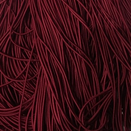 Резинка шнур производство 2,5см красный темный (50 метров)