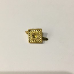 Украшение металлическое крабик квадрат 10х10мм золото (Штука)