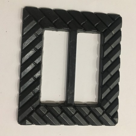 Пряжка пластиковая декоративная черная кирпичная кладка 4,5 см (Штука)