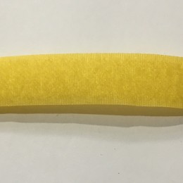 Липучка 20мм желтый 021 (25 метров)