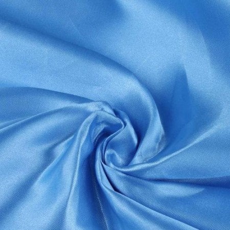 Ткань атласная однотонная голубой (метр )