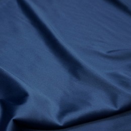 Ткань атлас королевский стрейч темно-синий (метр )