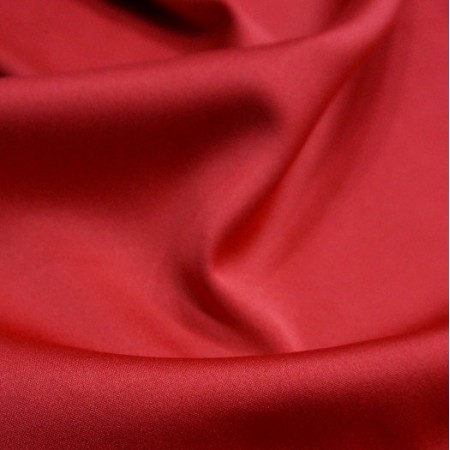 Ткань атлас королевский стрейч красный (метр )