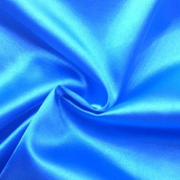 Ткань атлас стрейч тонкий голубая бирюза (метр )