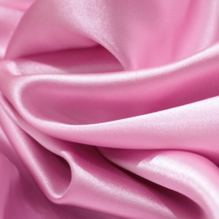 Ткань атлас стрейч тонкий розовый (метр )