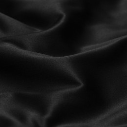 Ткань атлас коттон черный 2 (метр )